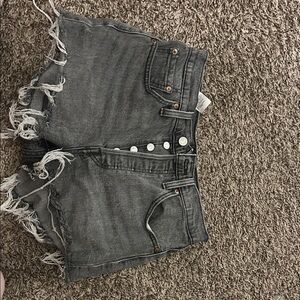 Levi's Charcoal Jean Shorts